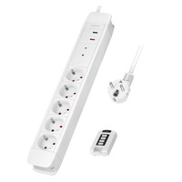 LogiLink LPS402 - 1,5 m - Drinnen - Abgewinkelt - IP20 - 1,5 mm² - Weiß