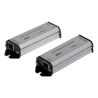 Axis 01857-001 - Netzwerksender & -empfänger - 1000 m - Cat5e - Cat6 - IEEE 802.3af - IEEE 802.3at - Grau