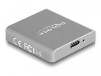 Delock USB Type-C Card Reader für SD Express (SD 7.1) Speicherkarten - SD - Grau - 10000 Mbit/s - Aluminium - 41 mm - 45 mm