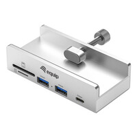Equip Klemm USB-A3.2-Hub->2xUSB-A/SD/TF/USB-C - Hub -...