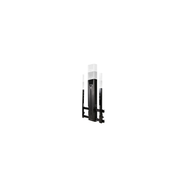 Ergotron Glide Wall Mount - HD - 18 kg - 76,2 cm (30") - 152,4 cm (60") - 400 x 400 mm - Höhenverstellung - Schwarz