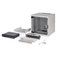DIGITUS - DN-49100-SET - 10" Netzwerk-Set, 6HE...