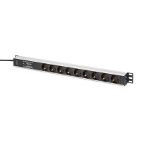 DIGITUS - DN-95438 - Aluminium PDU, Rackmountable, Frequenz filter, 2m