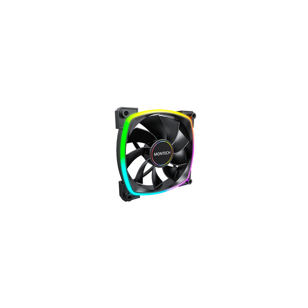 MONTECH RX140 PWM 140x140x25 schwarz 140 mm - 27,9 dB - 540 rpm
