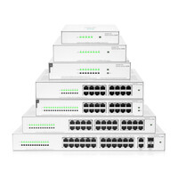 HPE Networking Networking Instant On Switch 26p Gigabit 2p SFP 1430 - Unmanaged - L2 - Gigabit Ethernet (10/100/1000) - Vollduplex - Rack-Einbau - 1U