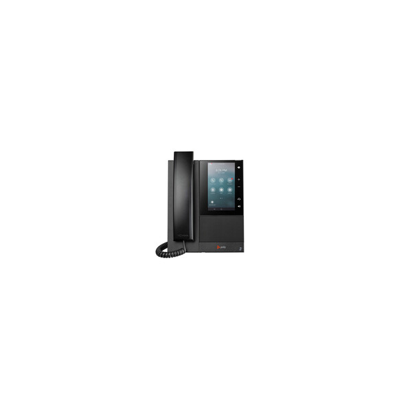 Poly CCX 505 Business-Medientelefon mit Open SIP und PoE-fähig - IP-Telefon - Schwarz - Kabelgebundenes Mobilteil - 24 Zeilen - LCD - 12,7 cm (5")