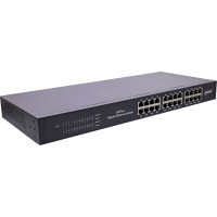 InLine Gigabit Netzwerk Switch 24-Port - 1Gb/s - 48,26cm...