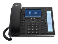 AudioCodes 445HD - IP-Telefon - Schwarz - Kabelgebundenes Mobilteil - SIP-Info - Tasten - LCD