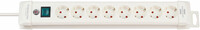 Brennenstuhl BN-1952280100 - 3 m - Weiß - Kunststoff - 8 AC-Ausgänge - 490 mm - Weiß