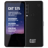 CAT S75 - 16,7 cm (6.58") - 6 GB - 128 GB - 50 MP - Android 12 - Schwarz