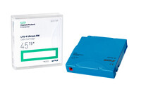 HPE LTO-9 Ultrium 45TB RW Non Custom Labeled 20 Data Cartridges with Cases - Leeres Datenband - LTO - 45 TB - 30 Jahr(e) - Blau - 1,26 cm