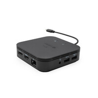 i-tec Thunderbolt 3 Travel Dock Dual 4K Display + Power Delivery 60W - Kabelgebunden - Thunderbolt 3 - 60 W - 3,5 mm - 10,100,1000 Mbit/s - Schwarz
