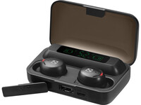 SANDBERG Bluetooth Earbuds + Powerbank - True Wireless Stereo (TWS) - 20 - 20000 Hz - Anrufe/Musik - Kopfhörer - Schwarz