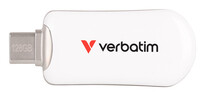 Verbatim Plectra White USB-C Flash Drive 30229 - USB-Stick - 128 GB