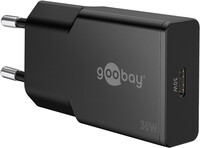 Goobay 75735 - USB-Ladegerät 30 W 1x USB-C PD GaN...