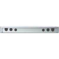 DIGITUS DN-96330/3 - LWL Spleißbox, 1HE, bestückt, 6x LC DX, OM3 inkl. Spleißkass., gefärbte Pigtails, Kupplungen