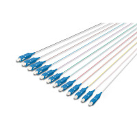 DIGITUS DK-29221-02 - LWL Pigtail-Set, 12 Stk., SC, SM...