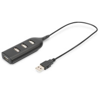 DIGITUS AB-50001-1 - USB 2.0 Hub, 4-Port, Bus Powered 4 X...