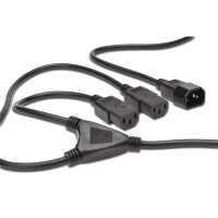 DIGITUS AK-440400-017-S - Netzverteilerkabel, C14 - 2x...
