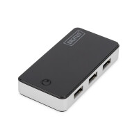 DIGITUS DA-70231 - USB 3.0, 4-ports HUB, 4xUSB A/F,1xUSB...