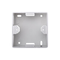 DIGITUS DN-9007-S-1 - CAT 6A Klasse EA Anschlussdose, geschirmt, 2x RJ45 LSA, reinweiß, Aufputz, vertikale Kabelinstall.