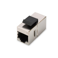 DIGITUS DN-93513 - CAT 5e Modular-Kupplung, geschirmt RJ45 zu RJ45, zur Panel Montage geeignet