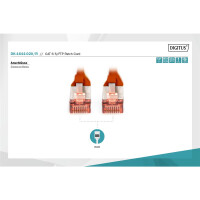DK-1644-020/R - CAT 6 S-FTP Patchkabel, Cu, LSZH AWG 27/7,  2 m,  Rot