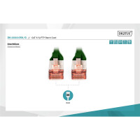 DK-1644-050/G - CAT 6 S-FTP Patchkabel, Cu, LSZH AWG 27/7,  5 m,  Grün