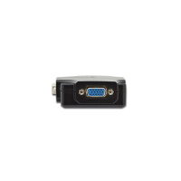 DIGITUS DS-41120-1 - VGA Splitter, 2port, Plastikgehäuse 350 MHz, HDSUB 15/M -> 2x HDSUB 15/F, 1080p