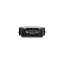 DIGITUS DS-41120-1 - VGA Splitter, 2port, Plastikgehäuse 350 MHz, HDSUB 15/M -> 2x HDSUB 15/F, 1080p