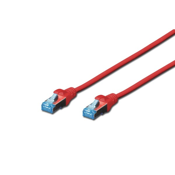 DIGITUS DK-1532-030/R - CAT 5e SF-UTP Patchkabel, PVC AWG 26/7, Länge 3 m, Farbe Rot