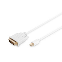 DIGITUS AK-340305-020-W - DisplayPort Adapterkabel, mini...