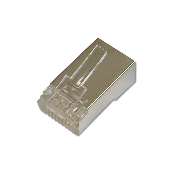 DIGITUS A-MO8/8SRS - Modularstecker, für Rundkabel, 8P8C, CAT 5 geschirmt