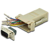 DIGITUS AK-610517-000-I - Adapter, DB9, RJ45, Modular DB9...