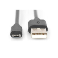 DIGITUS AK-300127-018-S - USB Anschlusskabel, Typ A -...