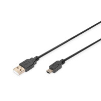 DIGITUS AK-300130-018-S - USB 2.0 Anschlusskabel, Typ A -...
