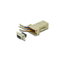 DIGITUS AK-610516-000-I - Adapter, DB9, RJ45, Modular DB9...