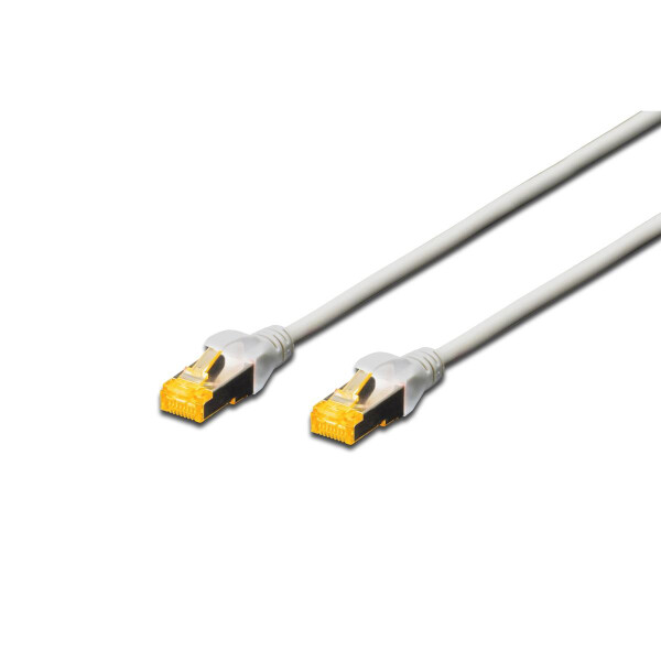 DK-1644-A-100 - CAT 6A S-FTP Patchkabel, Cu, LSZH AWG 26/7,  10 m,  Grau