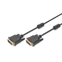 DIGITUS AK-320101-020-S - DVI Anschlusskabel, DVI(24+1),...