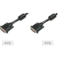 DIGITUS AK-320101-020-S - DVI Anschlusskabel, DVI(24+1),...