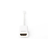 DIGITUS AK-340404-001-W - DisplayPort Adapterkabel, mini DP - HDMI Typ A St/Bu, 0.15m, DP 1.1a kompatibel, CE, we