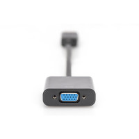 DIGITUS AK-340403-001-S - DisplayPort Adapterkabel, DP - HD15 St/Bu, 0.15m,m/Verriegelung DP 1.2 komp., CE, sw