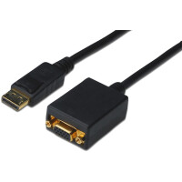 DIGITUS AK-340403-001-S - DisplayPort Adapterkabel, DP -...