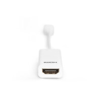 DIGITUS AK-340411-001-W - DisplayPort Adapterkabel, mini DP - HDMI Typ A St/Bu, 0.15m, DP 1.1a kompatibel, CE, we