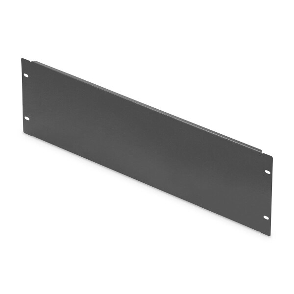 DIGITUS DN-19-BPN-04-SW - 4HE Blindabdeckplatte Farbe Schwarz (RAL 9005)