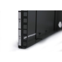 DIGITUS DN-19-PB-4U-SW - 4HE Wandmontage Patch-Halter,195x505x250 mm tiefenverstellbar, stapelbar, schwarz (RAL 9005)