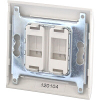 DIGITUS DN-93802 - Frontplatte für Keystone Jacks,...