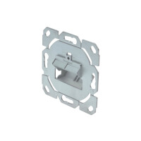 DIGITUS DN-93831 - Leerdose für Keystone Module, 80x80 Rahmen, 50x50 Zentralpl., Design Kompatibel