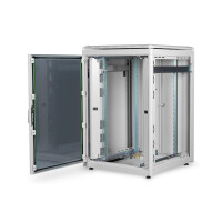 DIGITUS DN-19-22U-8/8-1 - 22HE Netzwerkschrank, Unique 1164x800x800 mm, Farbe Grau (RAL 7035)