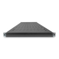 DIGITUS DN-97649 - 1HE Fachboden festeinb. für 1000 mm tiefe Schränke 44x482x700mm, einst.700 bis 900 mm Tiefe,schwarz